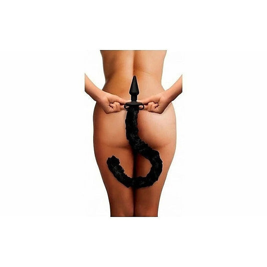 Tailz Cat Tail Anal Plug and Mask Set - Butt Plugs