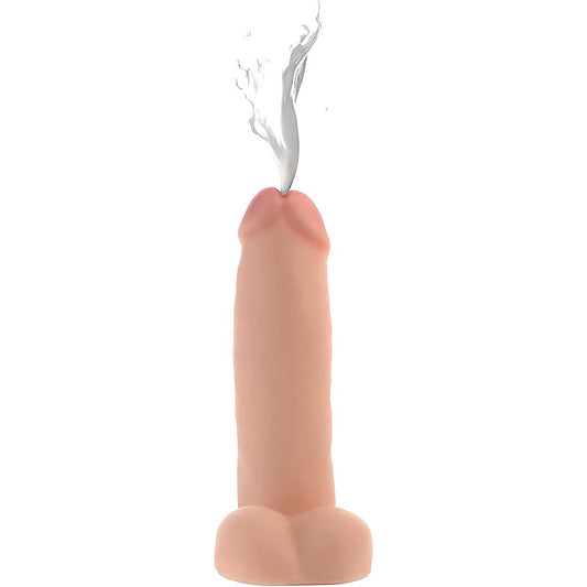 Loadz 8 inch Realistic Squirting Dildo with Syringe - Realistic Dildos