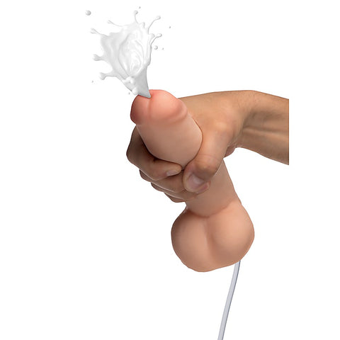Squirting Dildo with Syringe 8in by XR Brands - Realistic Dildos