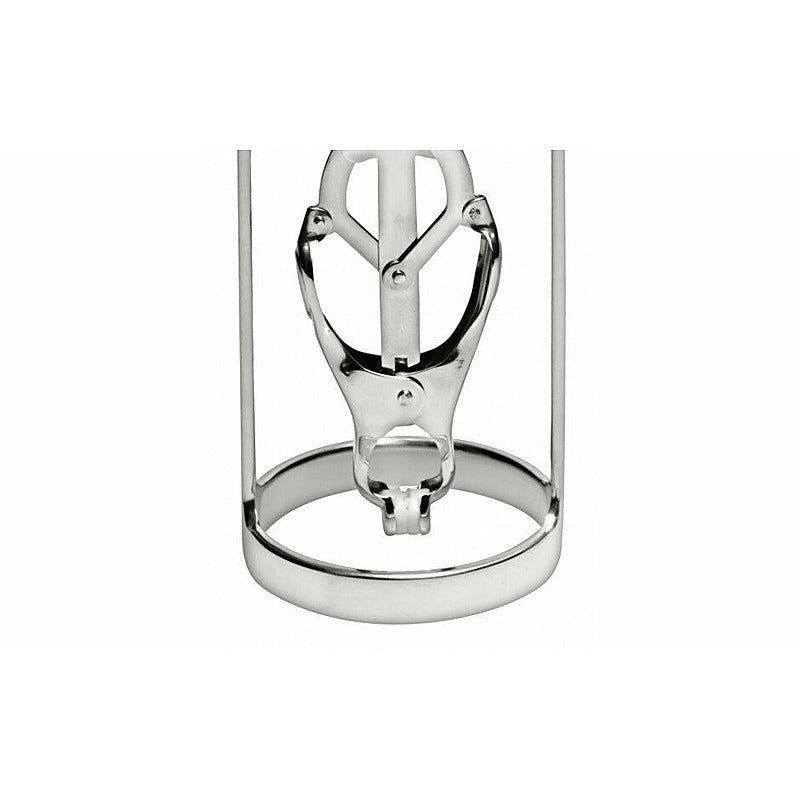 Stainless Steel Clover Clamp Nipple Stretcher by XR Brands - Nipple and Clit Clamps