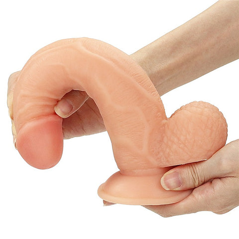 Easy Strap On Set Dildo Vanilla 8.5in by Lovetoy - Strap On Sextoys