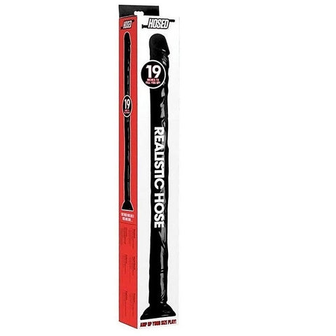 Hosed Realistic Hose Big Black Anal Dildo by XR Brands - Anal Dildos