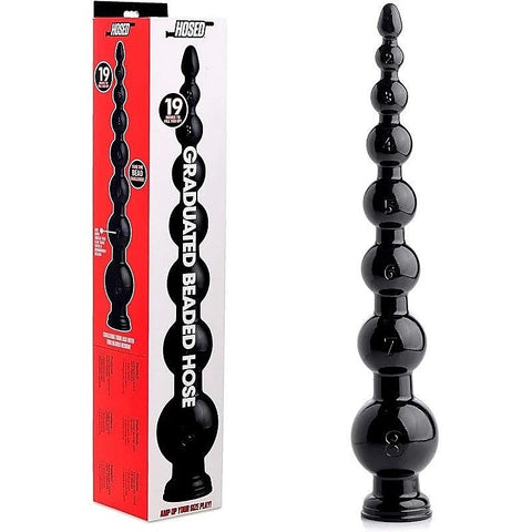 Hosed Beaded Hose Anal Dildo by XR Brands - Anal Dildos