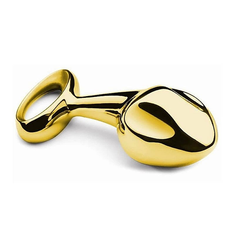 Luxury Pure Metal Anal Plug Gold by Lovetoy - Butt Plugs