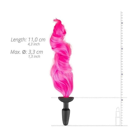 Fetish Collection Silicone Butt Plug with Tail by Easytoys - Butt Plugs