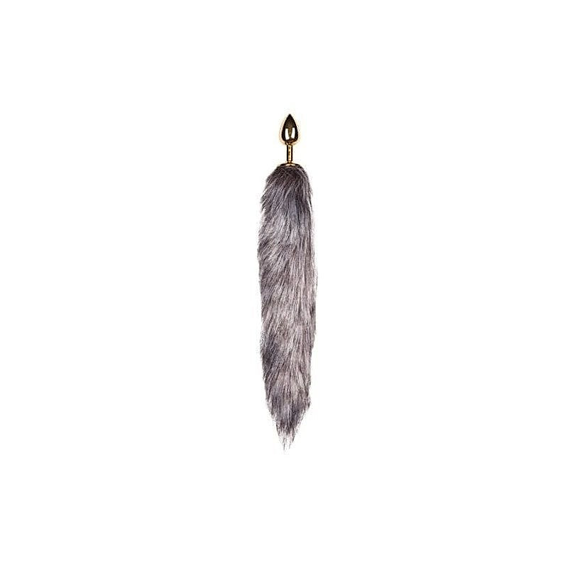 Fox Tail No 5 Gold Anal Plug by Easytoys - Butt Plugs