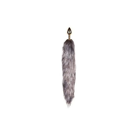 Fox Tail No 5 Gold Anal Plug by Easytoys - Butt Plugs