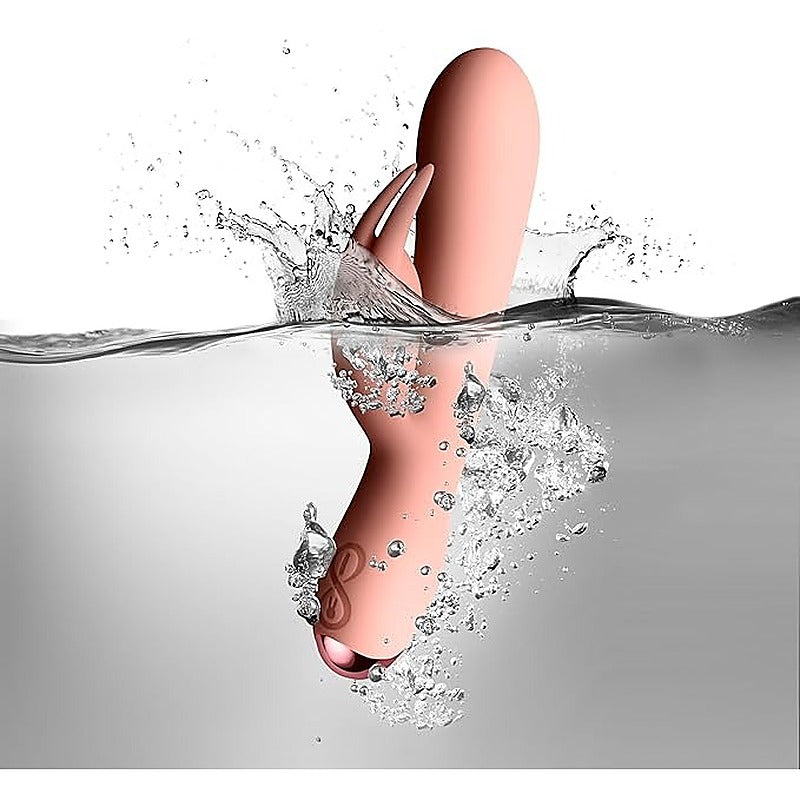 Flutter Silicone Rabbit Vibrator by Rocks Off - Rabbit Vibrators