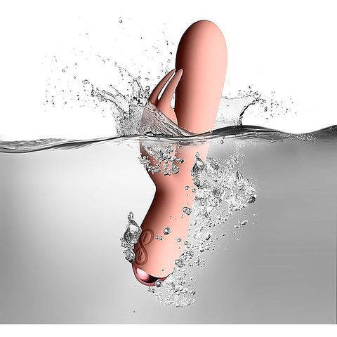 Flutter Silicone Rabbit Vibrator by Rocks Off - Rabbit Vibrators