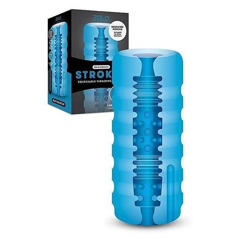 Zolo Backdoor Squeezable Vibrating Mens Stroker - Masturbators and Strokers