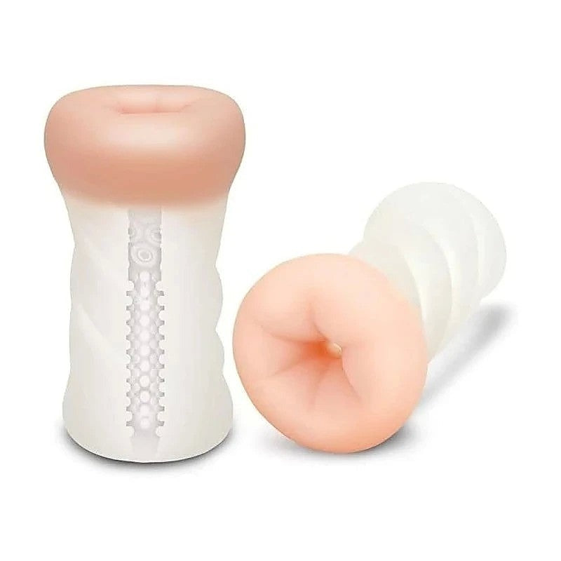 Zolo Backdoor Mens Masturbator Clear by Xgen Products - Masturbators and Strokers