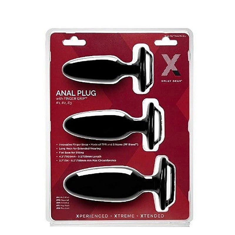 Perfect Fit Xplay Finger Grip Anal Plug 5L - Butt Plugs