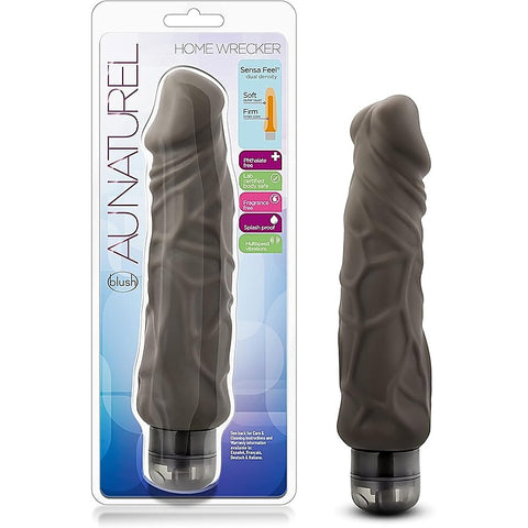Au Naturel Home Wrecker Vibrating Dildo by Blush Novelties - Vibrating Dildos