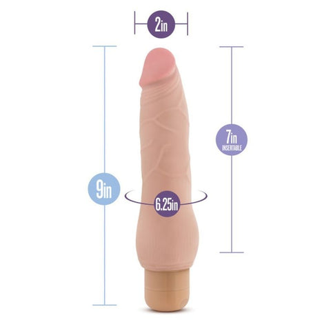 Au Naturel Fabien Vibrating Dildo by Blush Novelties - Vibrating Dildos