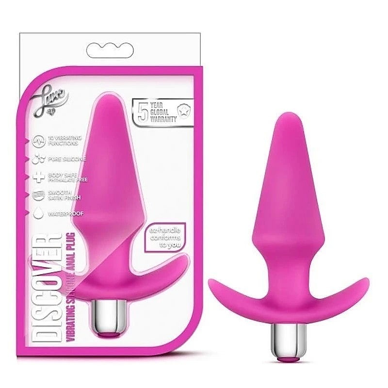 Luxe Discover Vibrating Butt Plug by California Exotics - Butt Plugs