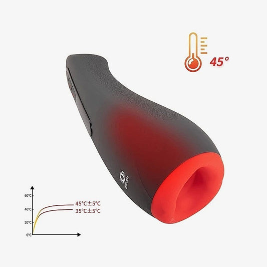 OTouch Airturn 2 Heating Suction Mens Masturbator - Masturbators and Strokers