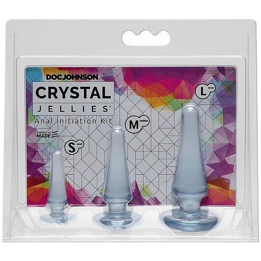Crystal Jellies Anal Initiation Butt Plug Kit