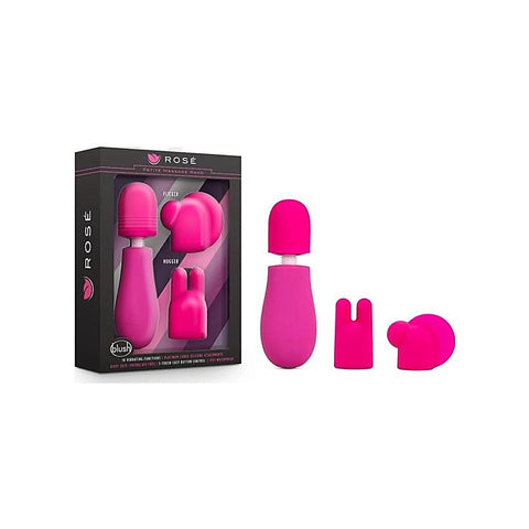 Rose Petite Massage Body Wand Vibrator Pink - Body Wands