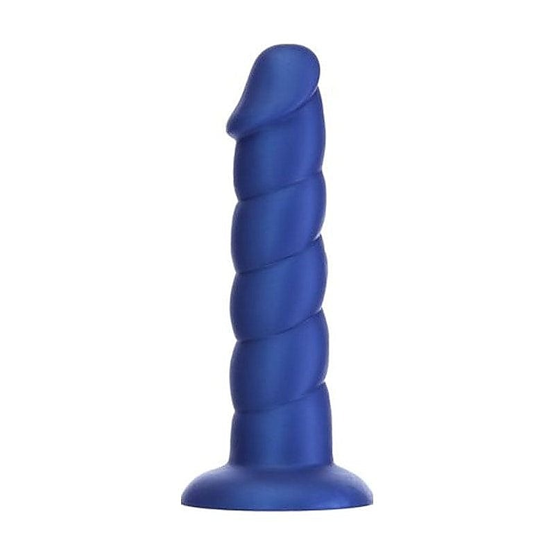 Addiction Unicorn Realistic Dildo 8 Inch Blue - Realistic Dildos