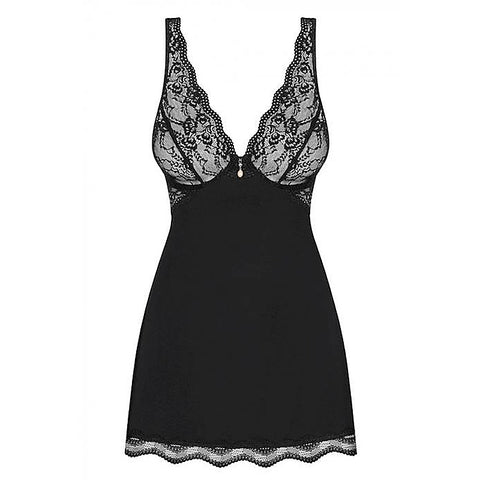 Obsessive Luvae Babydoll Lingerie Black - BabyDolls And Chemises