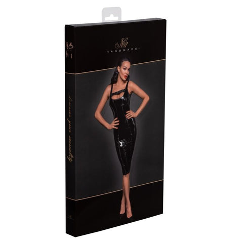 PVC Midi Dress w/ Front Zipper by Noir Handmade - Her Fetish