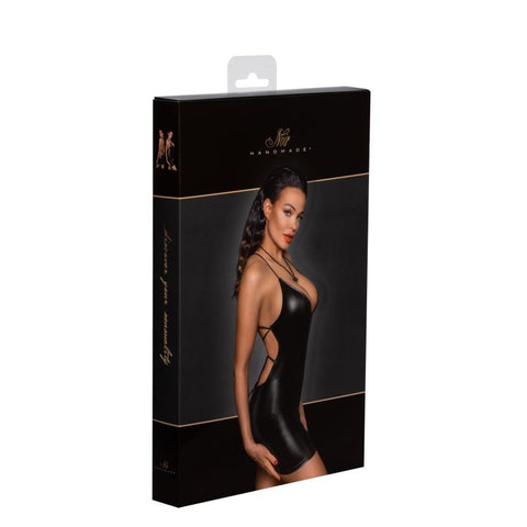 Power Wetlook Mini Dress by Noir Handmade - Her Fetish