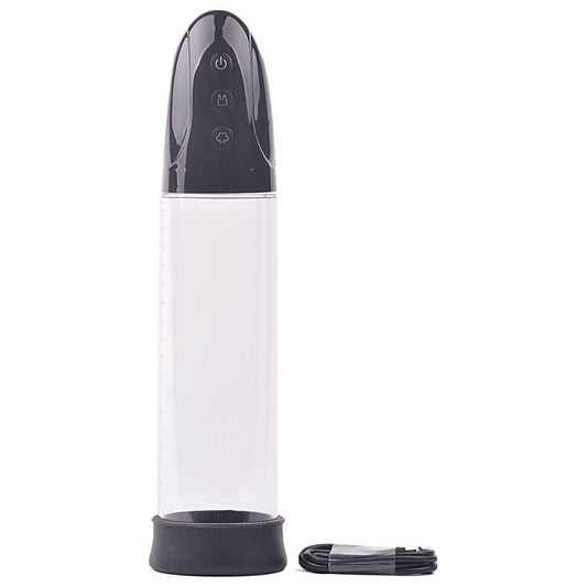 LuvPump Premium Rechargeable Suction Penis Pump With Sleeve & Donut - Penis Pumps And Stretchers