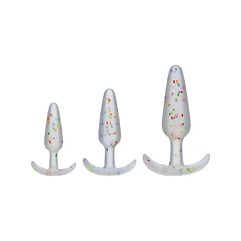 Pride Silicone Anal Trainer Set by Doc Johnson - Butt Plugs