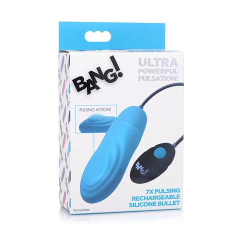 7X Pulsing Rechargeable Bullet by XR Brands - Bullet Vibrators