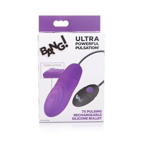 7X Pulsing Rechargeable Bullet by XR Brands - Bullet Vibrators