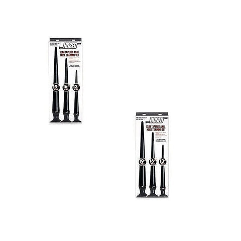 Hosed Slim Tapered Anal Hose Training Set by XR Brands - Butt Plugs