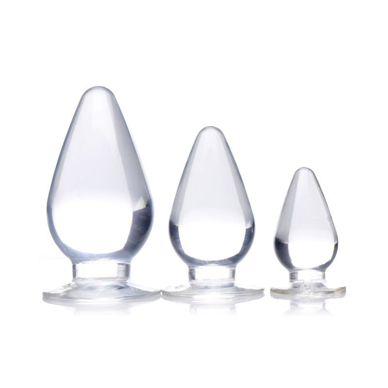 Triple Cones Anal Plug Set by XR Brands - Butt Plugs