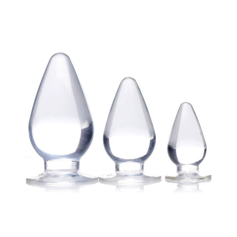 Triple Cones Anal Plug Set by XR Brands - Butt Plugs