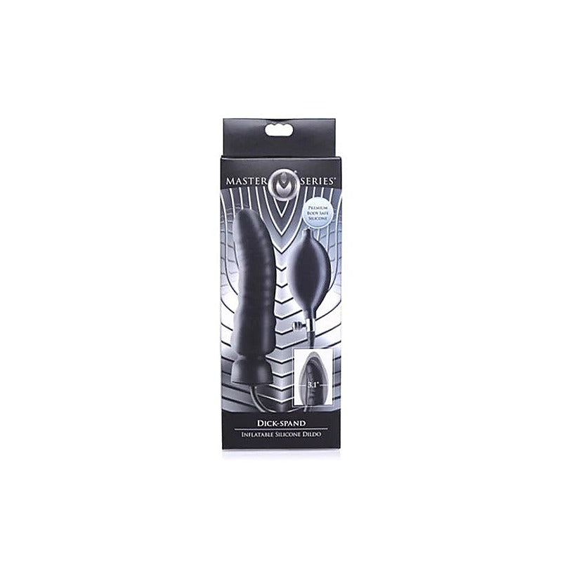 Dick Spand Inflatable Silicone Dildo by XR Brands - Inflatable Dildos and Vibrators
