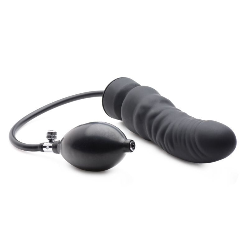 Dick Spand Inflatable Silicone Dildo by XR Brands - Inflatable Dildos and Vibrators