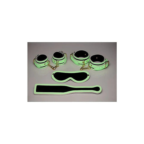 Master Series Kink In the Dark Glowing Bondage Set - Bondage Kits