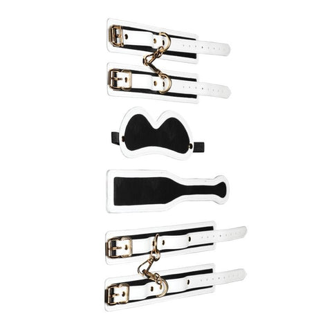 Kink In the Dark Glowing Bondage Set Fluro by XR Brands - Bondage Kits