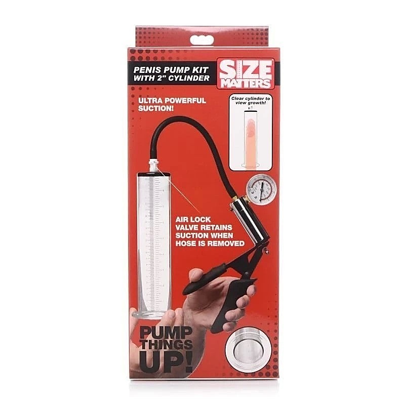 Size Matters Penis Pump Kit by XR Brands - Penis Pumps And Stretchers
