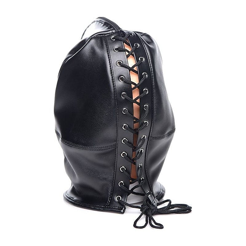 Strict Zip Front Bondage Hood by XR Brands - Bondage Hoods