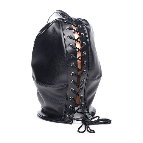 Strict Zip Front Bondage Hood by XR Brands - Bondage Hoods