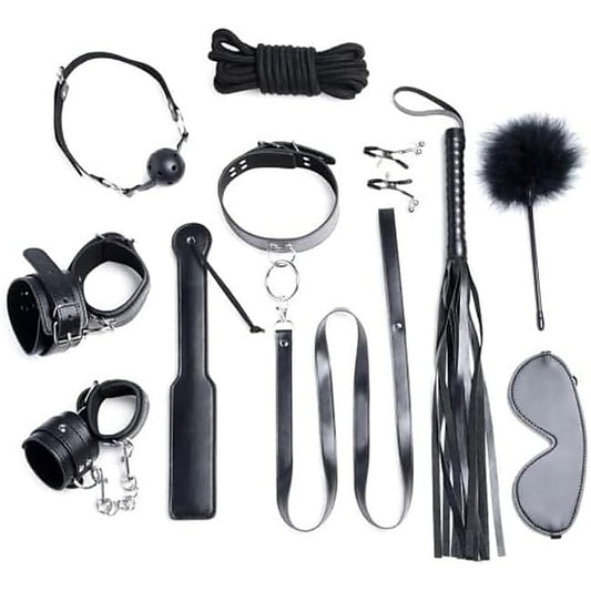 Strict Deluxe Bondage Set 10 Piece by XR Brands - Bondage Kits