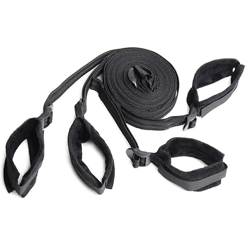 Strict Bed Restraint Bondage Kit by XR Brands - Bondage Kits