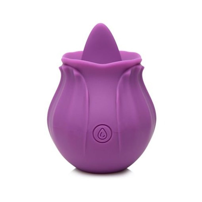 Bloomgasm Wild Violet 10X Licking Clitoral Vibrator - Clit Ticklers and Pulsators