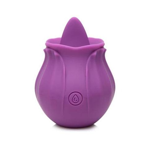 Bloomgasm Wild Violet 10X Licking Clitoral Vibrator - Clit Ticklers and Pulsators