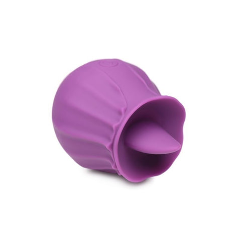 Bloomgasm Wild Violet 10X Licking Clit Vibrator - Clit Ticklers and Pulsators
