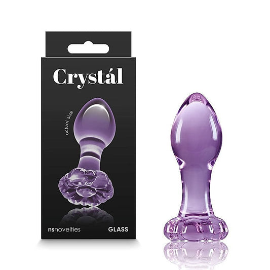 Blossom of Pleasure - Luxurious Glass Butt Plug by NS Novelties