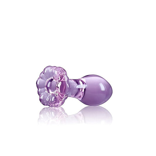 Blossom of Pleasure - Luxurious Glass Butt Plug by NS Novelties
