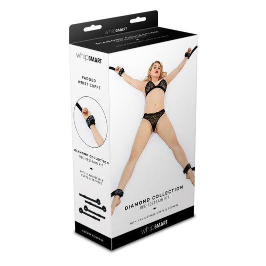 Whip Smart Diamond Bed Restraints by Xgen Products - Cuffs And Restraints
