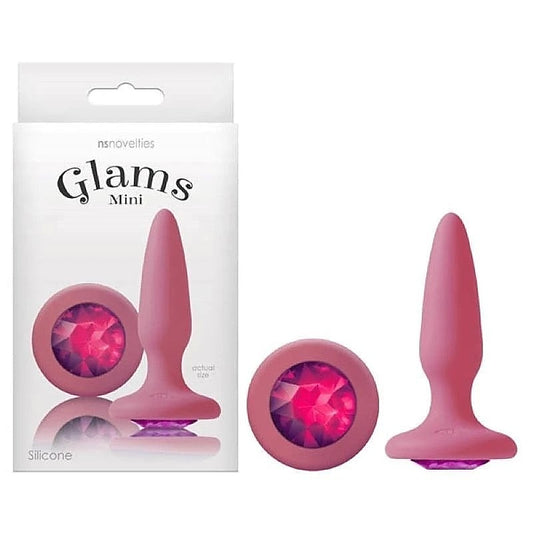 Glams Mini Butt Plug with Sparkling Gem - Butt Plugs