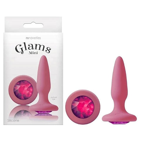 Glams Mini Butt Plug with Sparkling Gem by NS Novelties - Butt Plugs